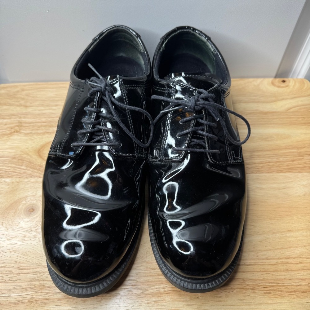 Thorogood 831-6031 Unisex Adult Shiny Black Uniform-Poromerics Shoe 10.5 M - Picture 5 of 9
